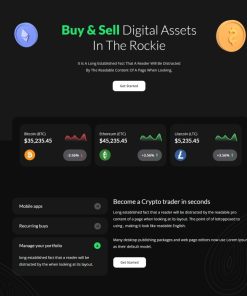 虚拟货币数字货币公司网站模板