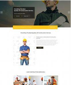 HTML5房地产建筑公司网站模板