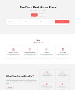 HTML5家园别墅房地产机构网站模板