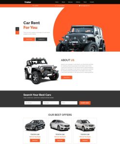 HTML5汽车租赁服务公司网站模板