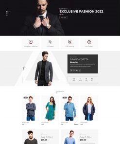 HTML5在线服装超市网站模板