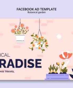 植物园facebook模板横幅