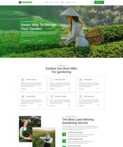 HTML5园艺服务机构网站模板