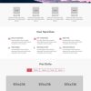 粉红色Bootstrap4框架模板