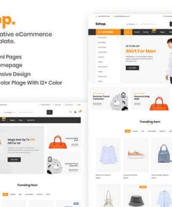 Eshop网上商店网站模板