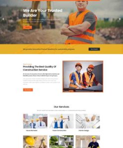 HTML5建筑施工服务公司网站模板