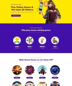 HTML5在线娱乐响应式网页模板