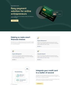 HTML5银联支付服务公司网站模板
