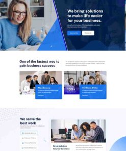 HTML5企业商务服务型公司网站模板