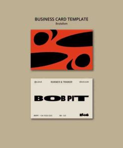 艺术个性名片模板设计