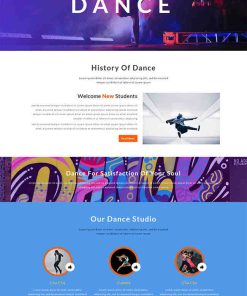 艺人文艺演出网站模板