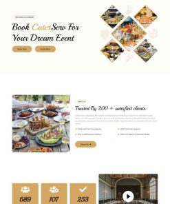 HTML5餐饮服务公司网站模板