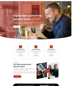 HTML5数字代理业务公司网站模板