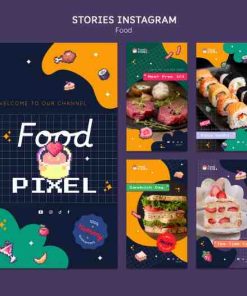 美食宣传展板PSD素材设计