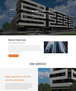 豪华住宅销售公司网站模板