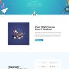 网课系统平台HTML5模板