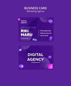 营销机构名片模板设计