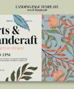 艺术手工登录页模板