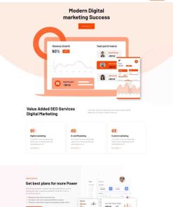 HTML5现代数字营销公司网站模板