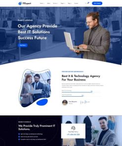 IT解决方案提供商宣传网站模板