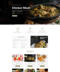 美味快餐订购服务网站模板