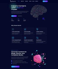 HTML5人工智能技术网站模板