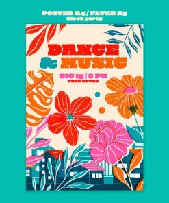 音乐派对广告海报设