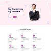 HTML5创意代理机构服务网站模板