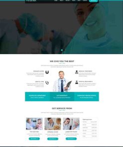 HTML5医疗服务机构宣传网站模板