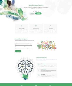 HTML5网页设计服务公司网站模板