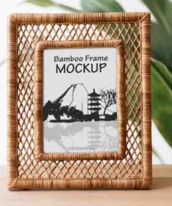 藤编相框样机模板设计