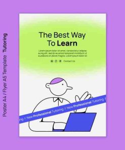 课外辅导服务海报模板