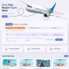 HTML5航空旅行航班预定网站模板