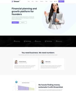 HTML5理财规划融资投资机构网站模板