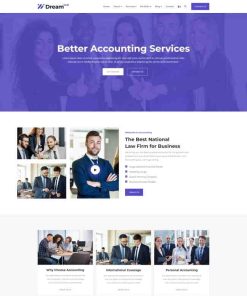 HTML5会计服务公司宣传网站模板