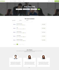 HTML5在线职位招聘服务网站模板