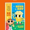 啤酒节创意卡通海报ps素材