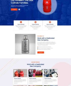 HTML5液化石油气公司网站模板