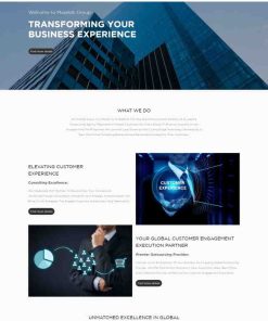 HTML5战略服务咨询公司网站模板