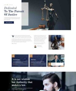 HTML5律师事务所服务宣传网站模板