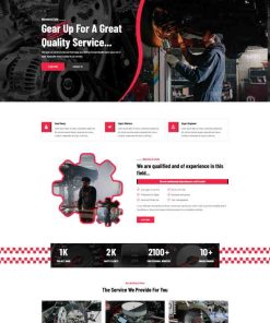 HTML5汽车服务公司宣传网站模板