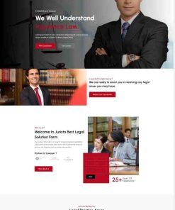 HTML5法律咨询服务机构宣传网站模板
