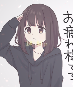 好看的二次元实时时钟404单页模板-刷新换图片