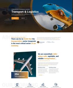 航空物流运输服务公司网站模板