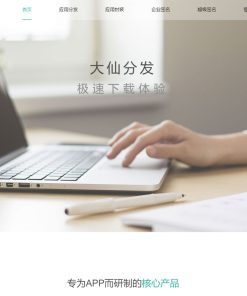 Thinkphp内核app分发系统大仙分发平台源码第一个版本
