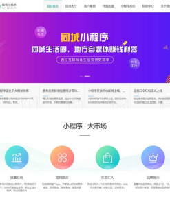 (PC+WAP)微信小程序开发代理展示销售pbootcms网站模板 软件开发公司网站源码下载