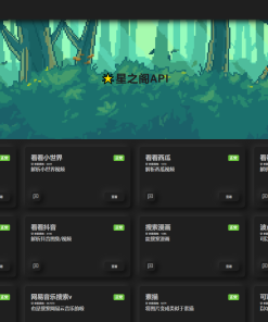 星之阁二开API管理系统源码