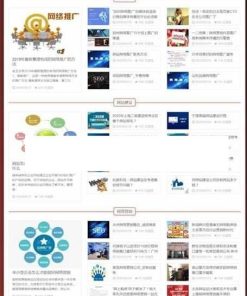 SEO优化技术教程网站源码 自适应手机端 织梦dedecms模板