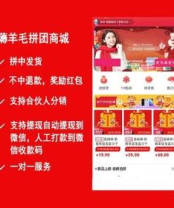 薅羊毛拼团商城小程序V1.6.4+前端
