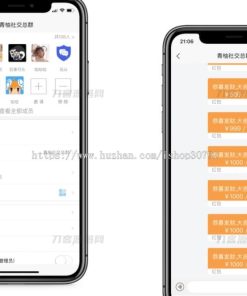 即时通讯IM系统（H5+安卓+IOS)客户端 支持红包转账 朋友圈 附视频教程